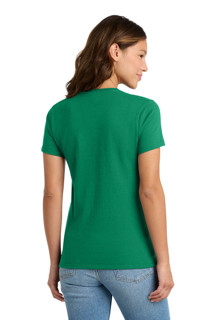Custom Embroidered Port & Co T-Shirts  in Kelly