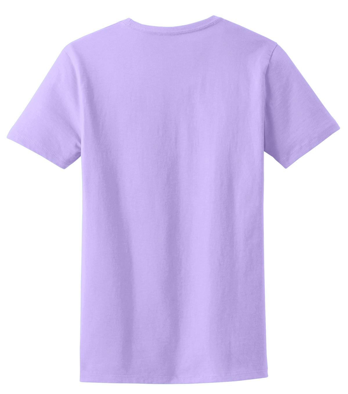 Custom Embroidered Port & Co T-Shirts  in Lavender