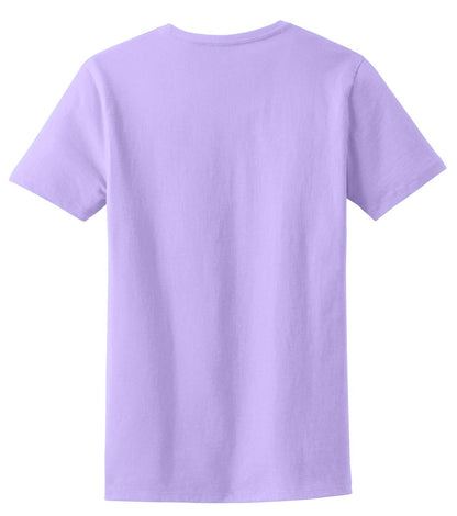 Custom Embroidered Port & Co T-Shirts  in Lavender