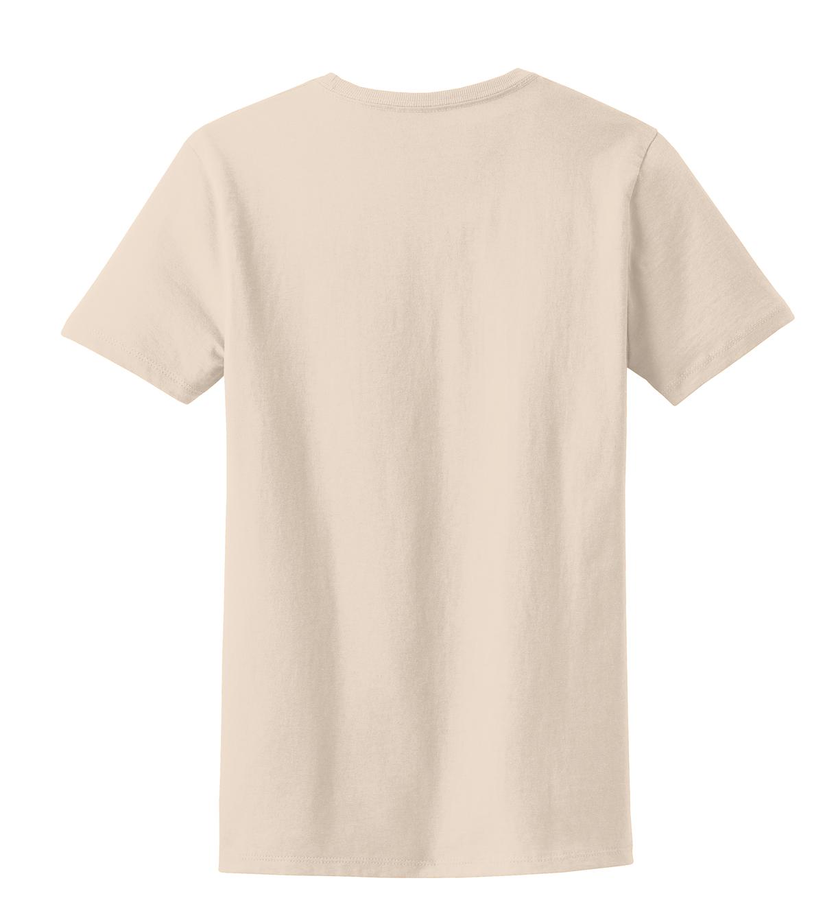 Custom Embroidered Port & Co T-Shirts  in Natural