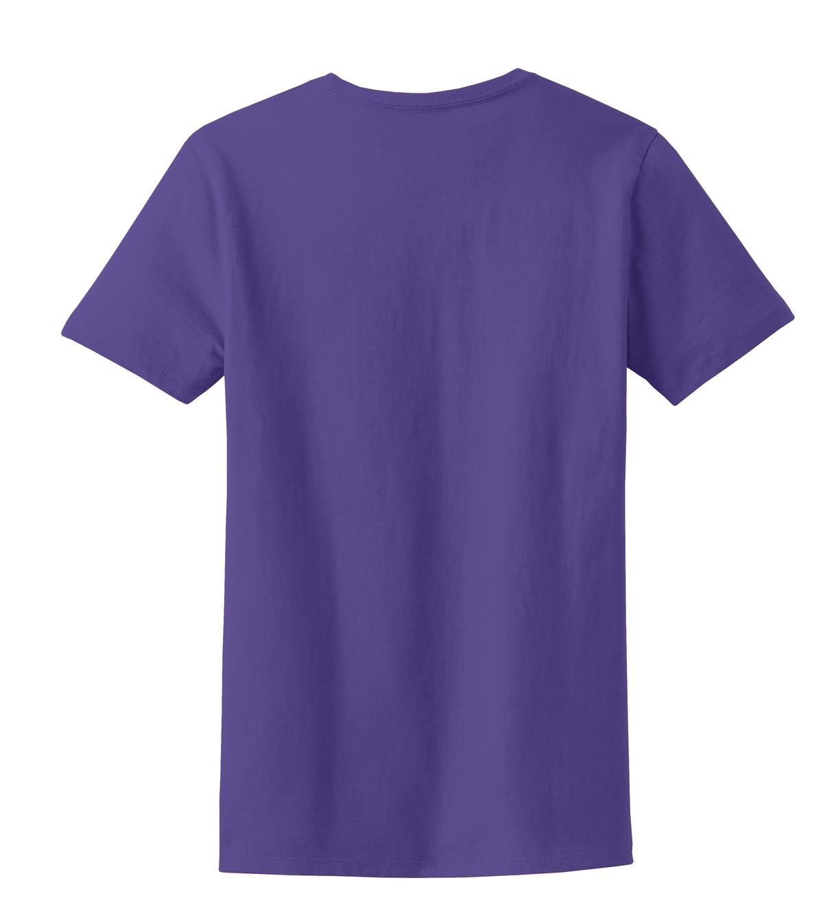 Custom Embroidered Port & Co T-Shirts  in Purple