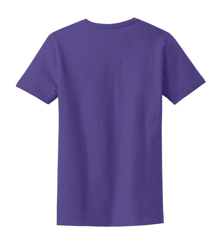 Custom Embroidered Port & Co T-Shirts  in Purple