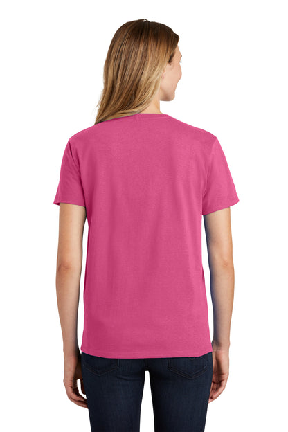 Custom Embroidered Port & Co T-Shirts  in Sangria