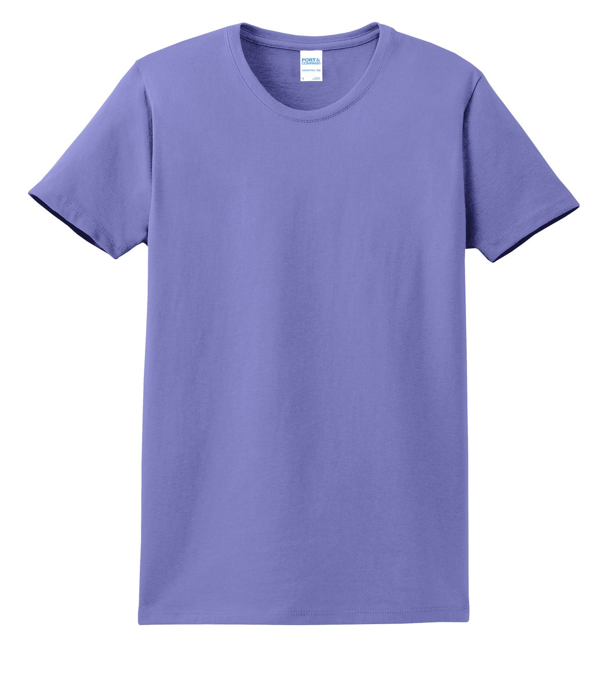 Custom Embroidered Port & Co T-Shirts  in Violet