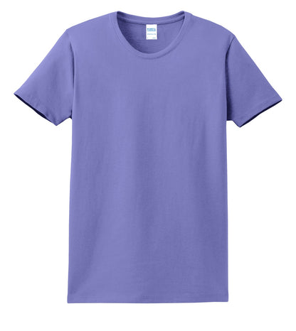 Custom Embroidered Port & Co T-Shirts  in Violet