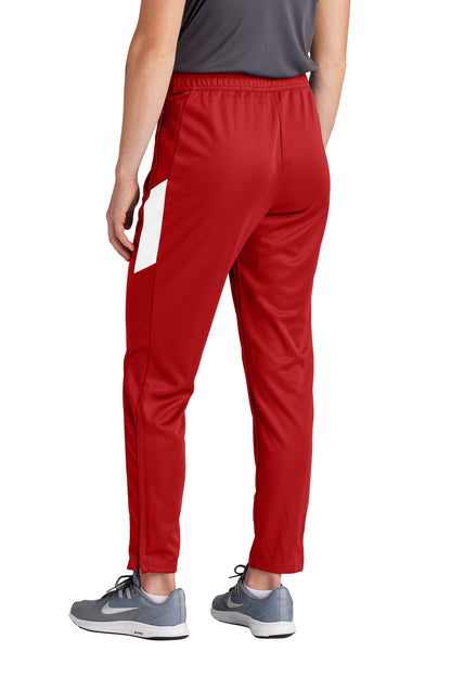 Custom Embroidered Sport-Tek Women's Travel Pant LPST800,Deep Red/ White