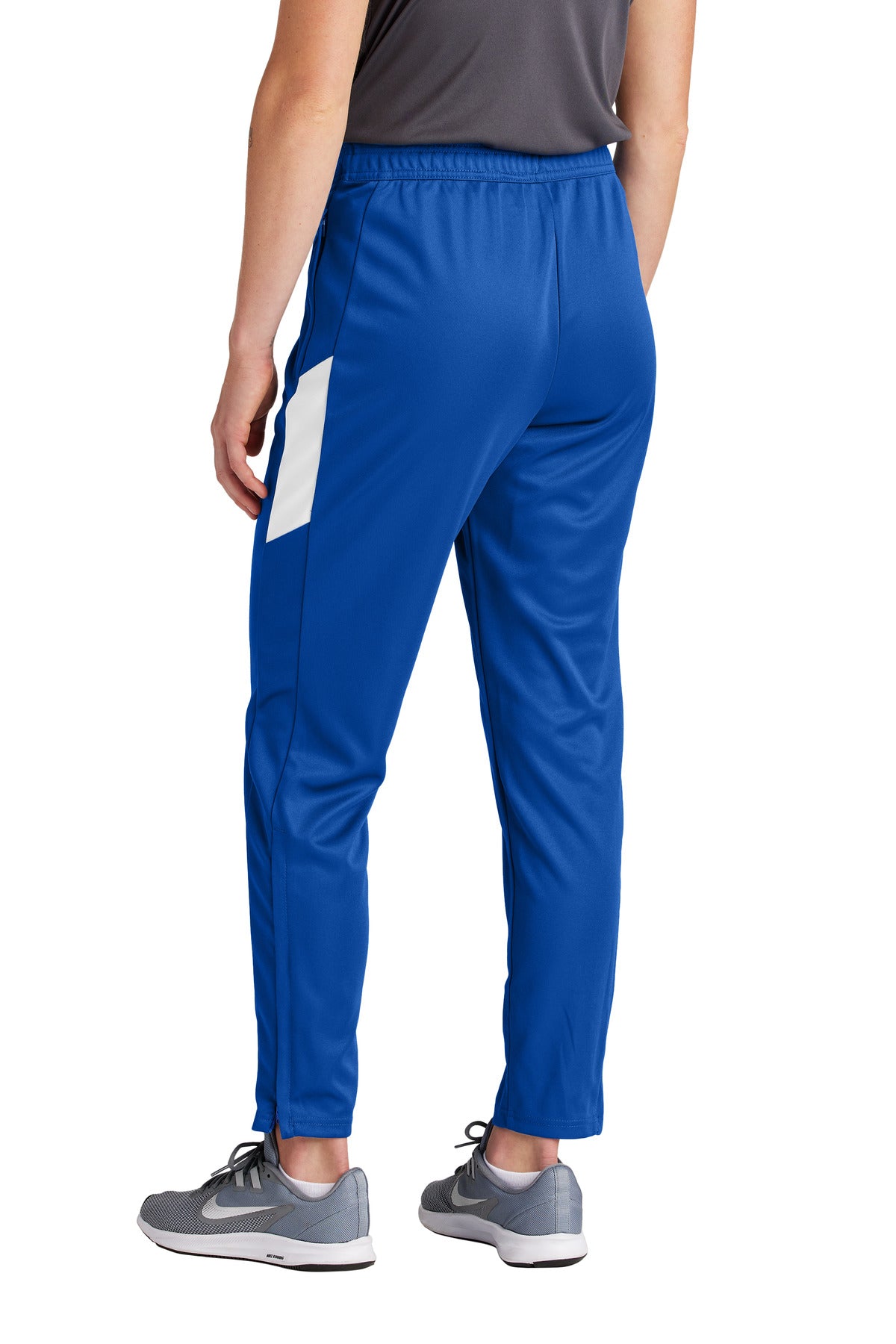 Custom Embroidered Sport-Tek Women's Travel Pant LPST800,True Royal/ White