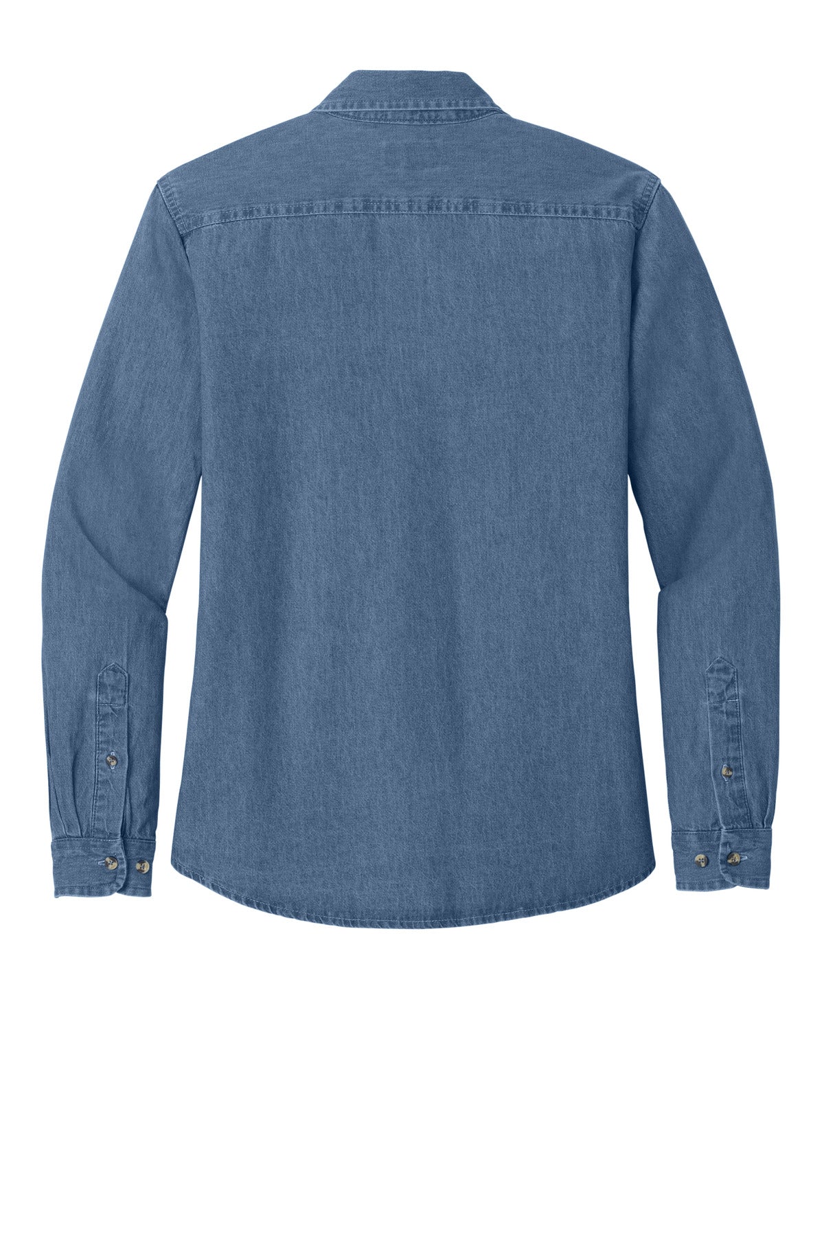 Custom Embroidered Port & Co Clothing Tops in Faded Blue