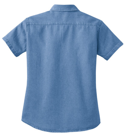 Custom Embroidered Port & Co Women's in Faded Blue