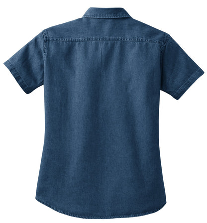 Custom Embroidered Port & Co Women's in Ink Blue