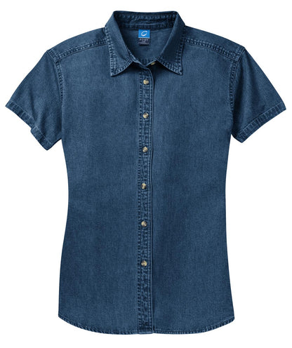 Custom Embroidered Port & Co Women's in Ink Blue