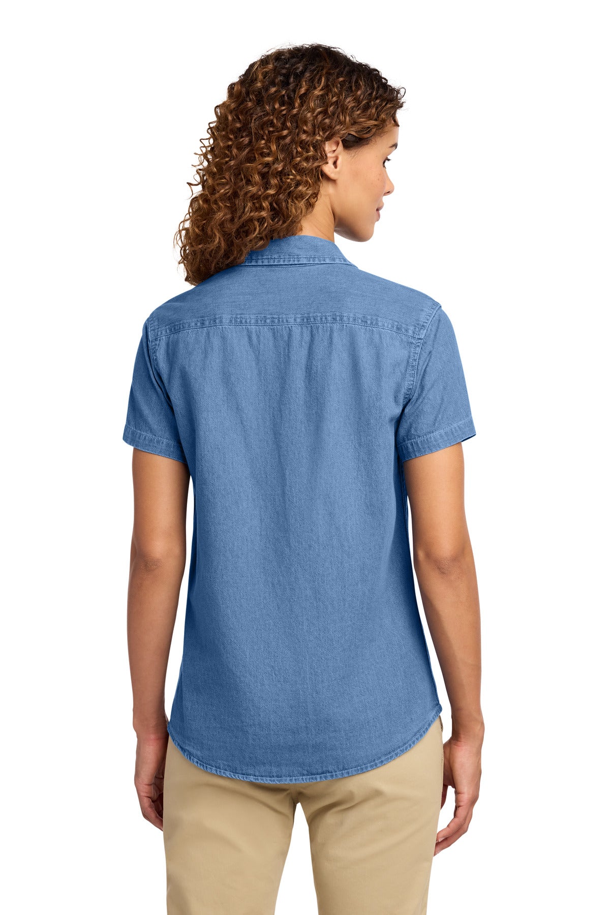 Custom Embroidered Port & Co Women's in Faded Blue