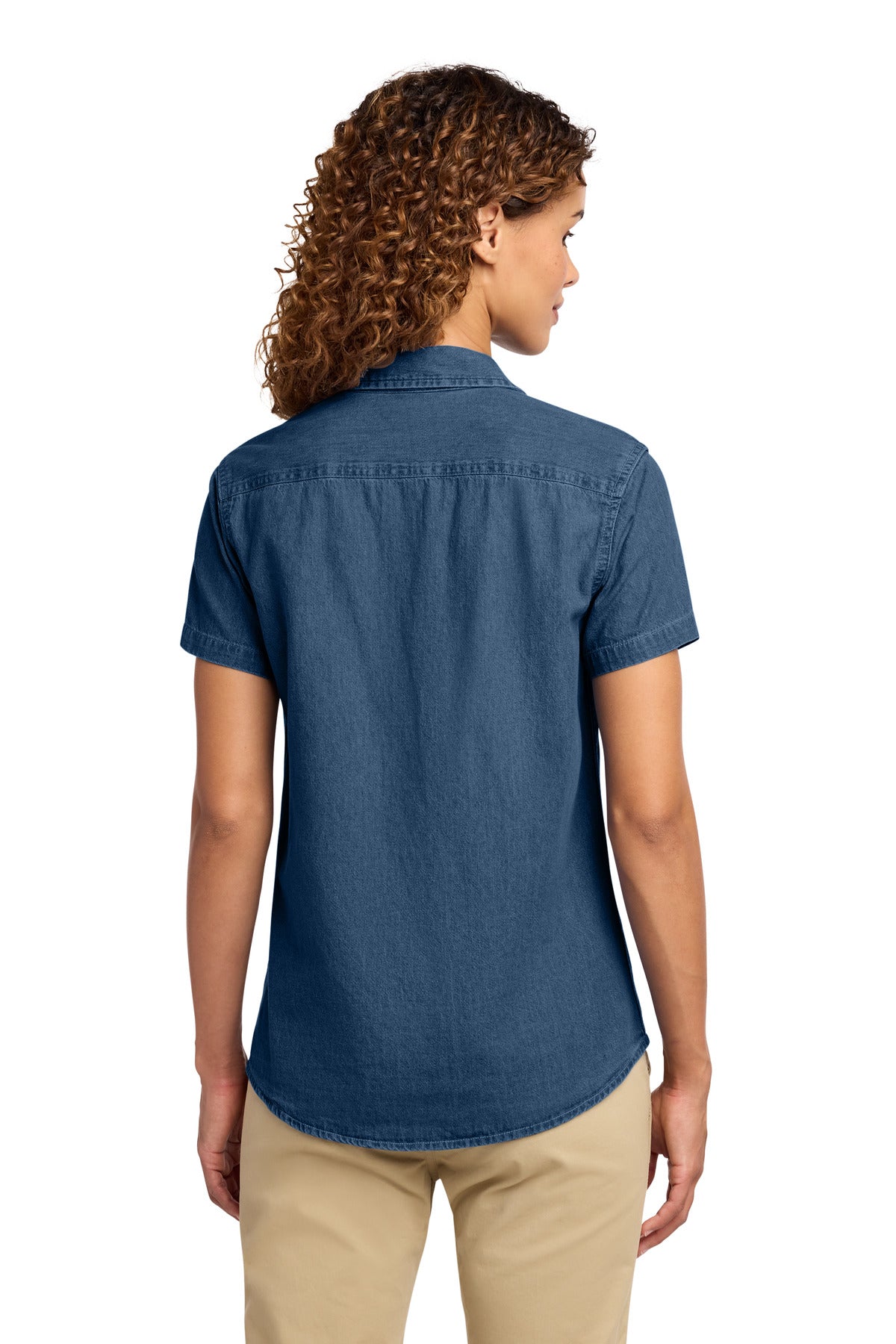 Custom Embroidered Port & Co Women's in Ink Blue