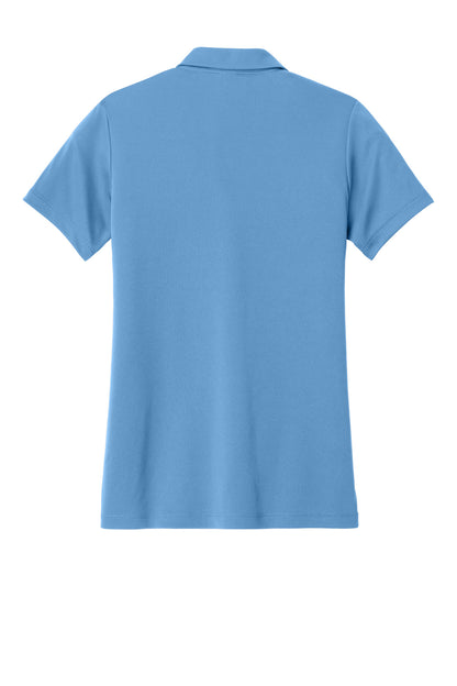 Sport-Tek Women's Competitor United Polo LST104 Carolina Blue/ White