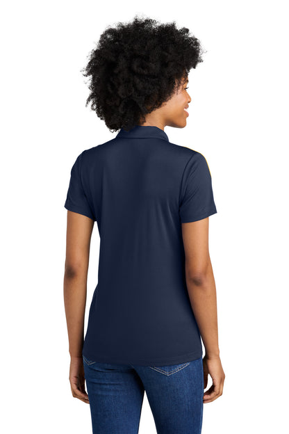 Custom Embroidered Sport-Tek Women's Competitor United Polo LST104,True Navy/ Gold