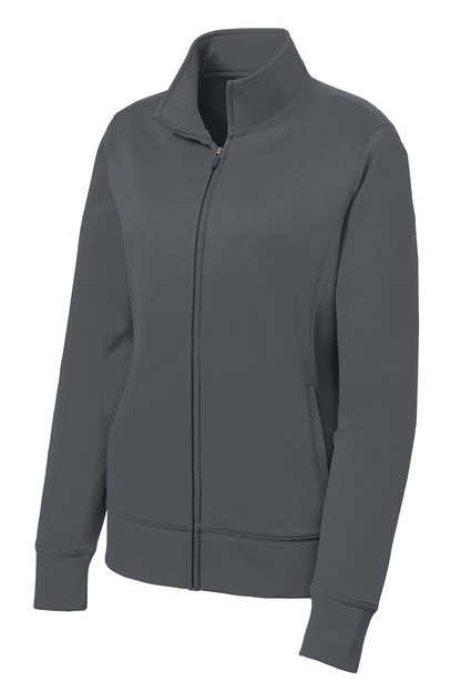 Sport-Tek Women's Sport-Wick Fleece Full-Zip Jacket.  LST241