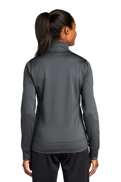 Custom Embroidered Sport-Tek Women's Sport-Wick Fleece Full-Zip Jacket.  LST241,Dark Smoke Grey