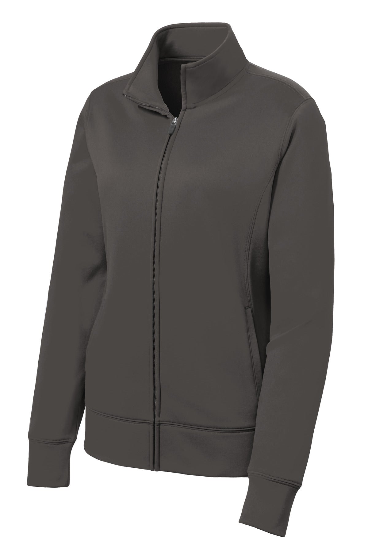 Sport-Tek Women's Sport-Wick Fleece Full-Zip Jacket.  LST241