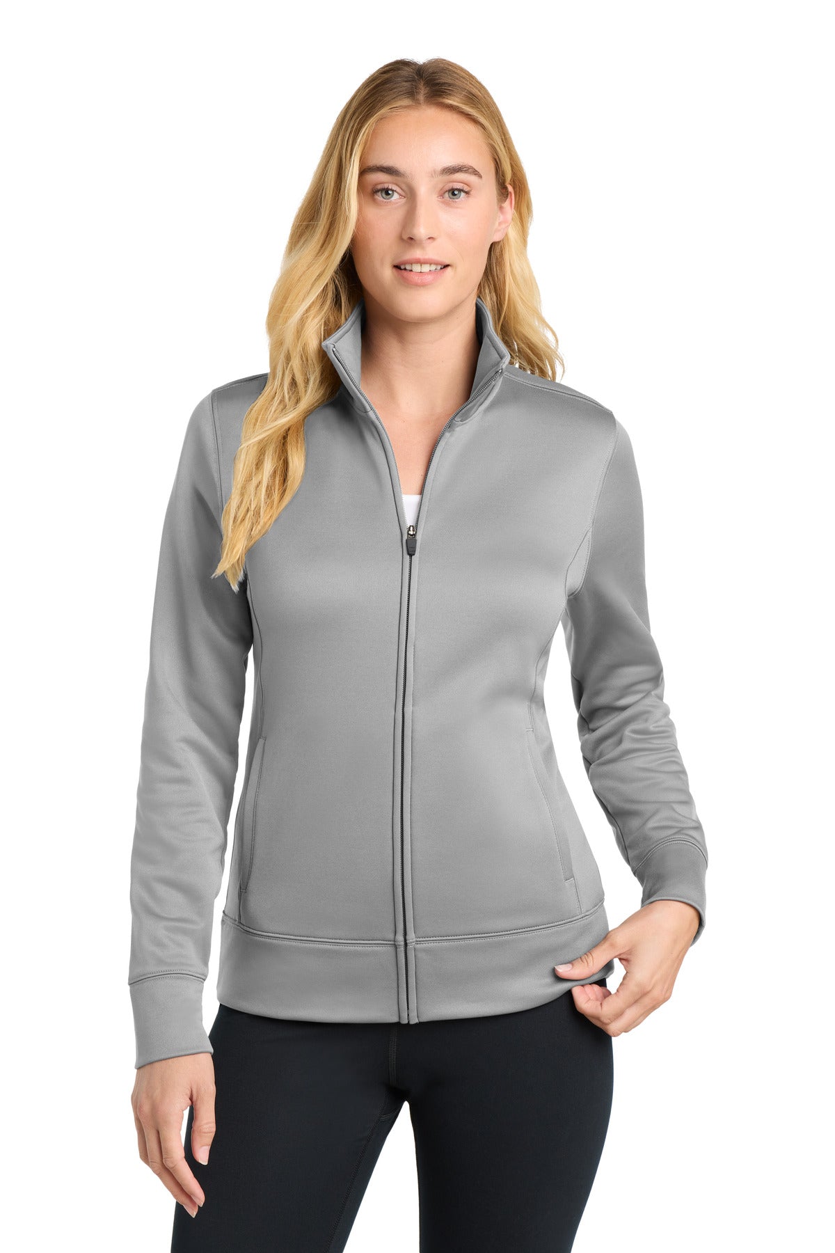 Custom Embroidered Sport-Tek Activewear in Silver