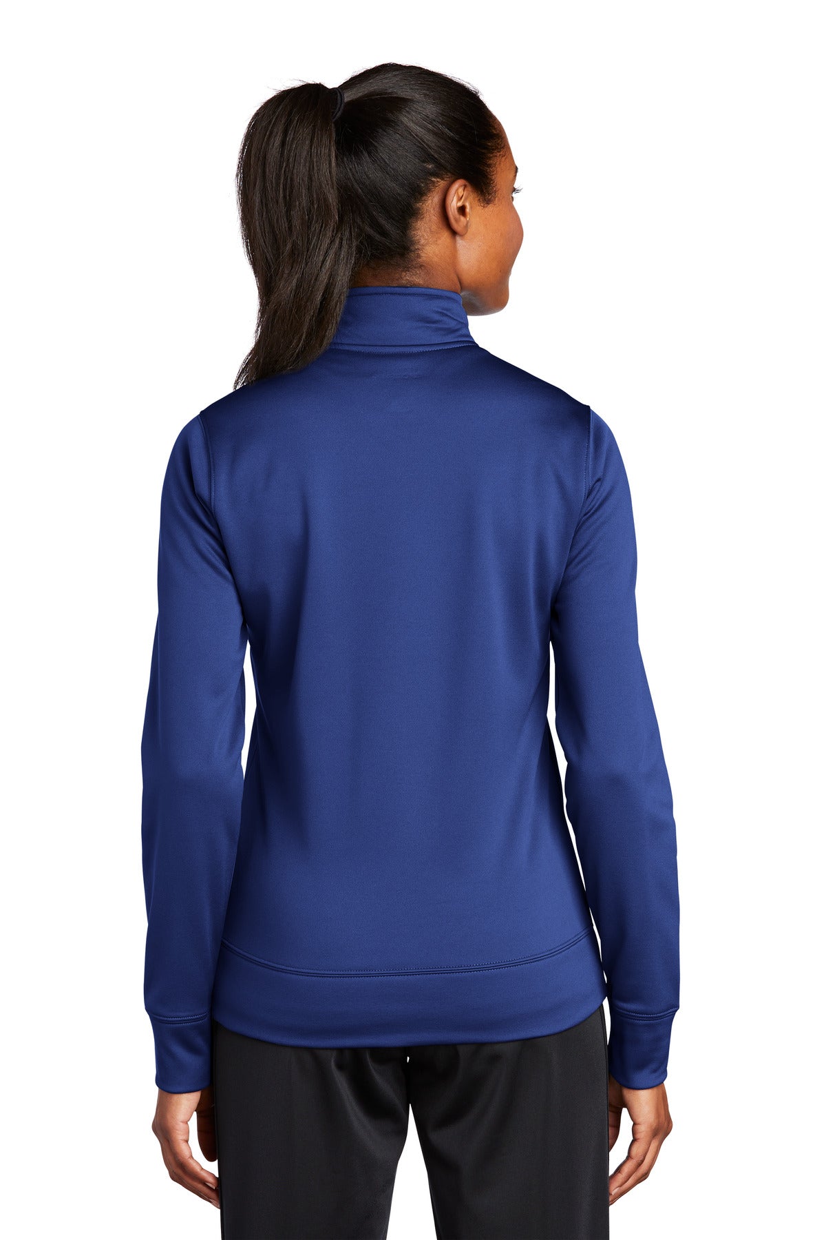 Custom Embroidered Sport-Tek Women's Sport-Wick Fleece Full-Zip Jacket.  LST241,True Royal