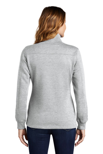 Custom Embroidered Sport-Tek Women's 1/4-Zip Sweatshirt. LST253,Athletic Heather