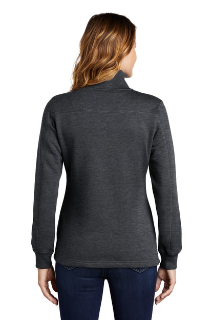 Custom Embroidered Sport-Tek Women's 1/4-Zip Sweatshirt. LST253,Graphite Heather