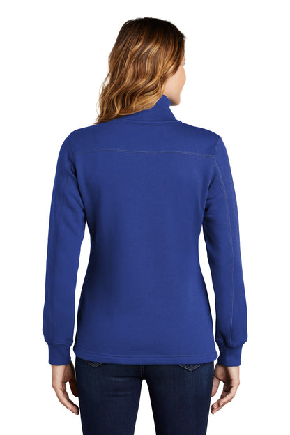 Custom Embroidered Sport-Tek Women's 1/4-Zip Sweatshirt. LST253,True Royal