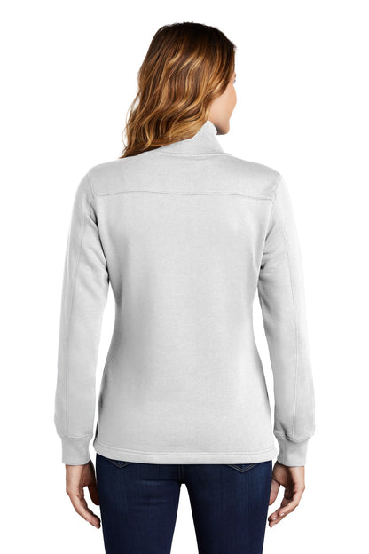 Custom Embroidered Sport-Tek Women's 1/4-Zip Sweatshirt. LST253,White
