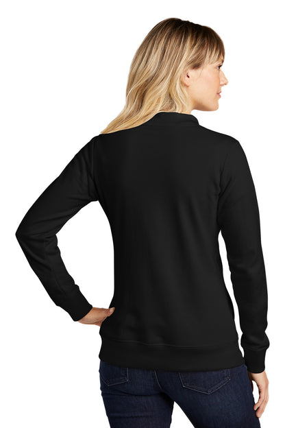 Custom Embroidered Sport-Tek  Women's Lightweight French Terry Bomber LST274,Black