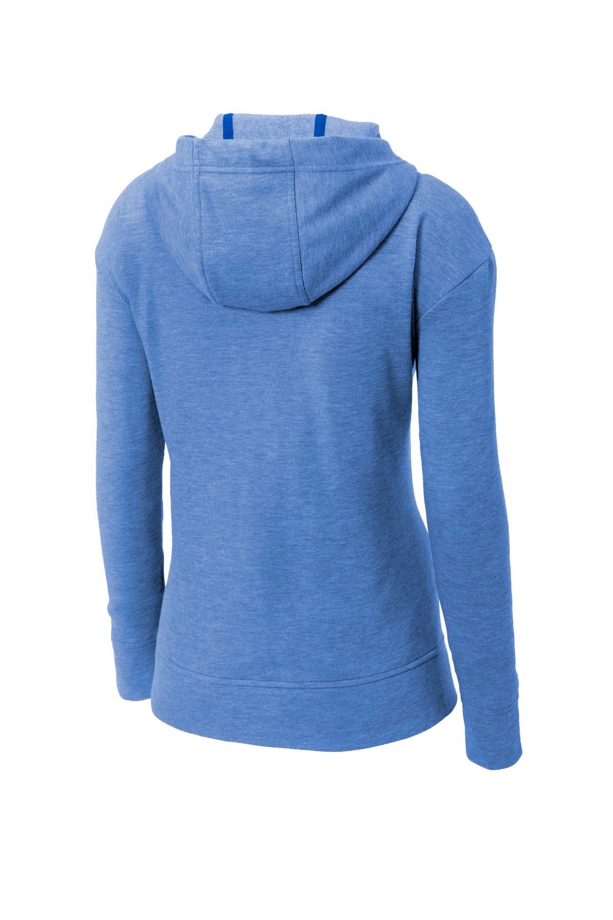 Sport-Tek  Women's PosiCharge  Tri-Blend Wicking Fleece Full-Zip Hooded Jacket LST293