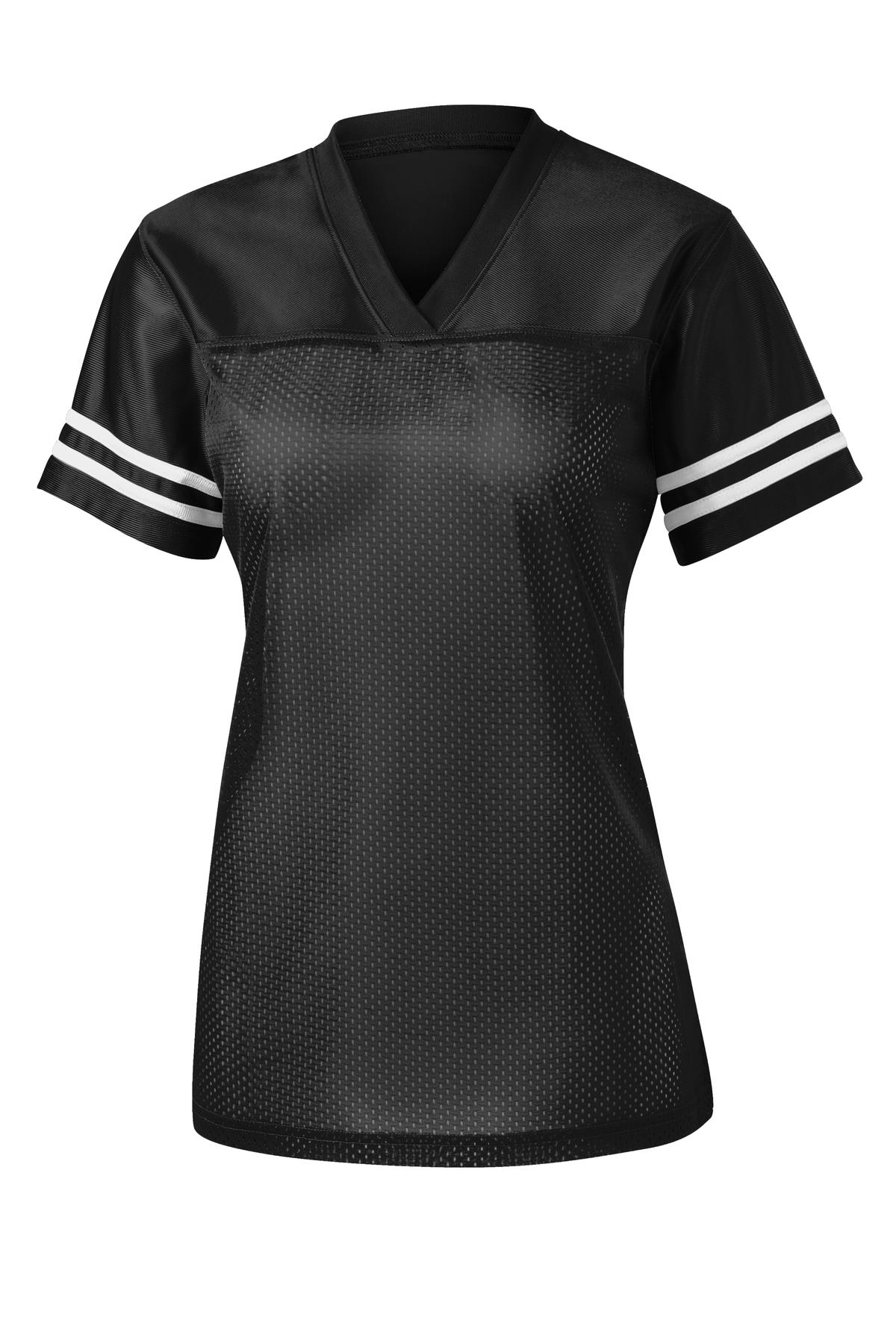 Custom Embroidered Sport-Tek Activewear in Black/ White