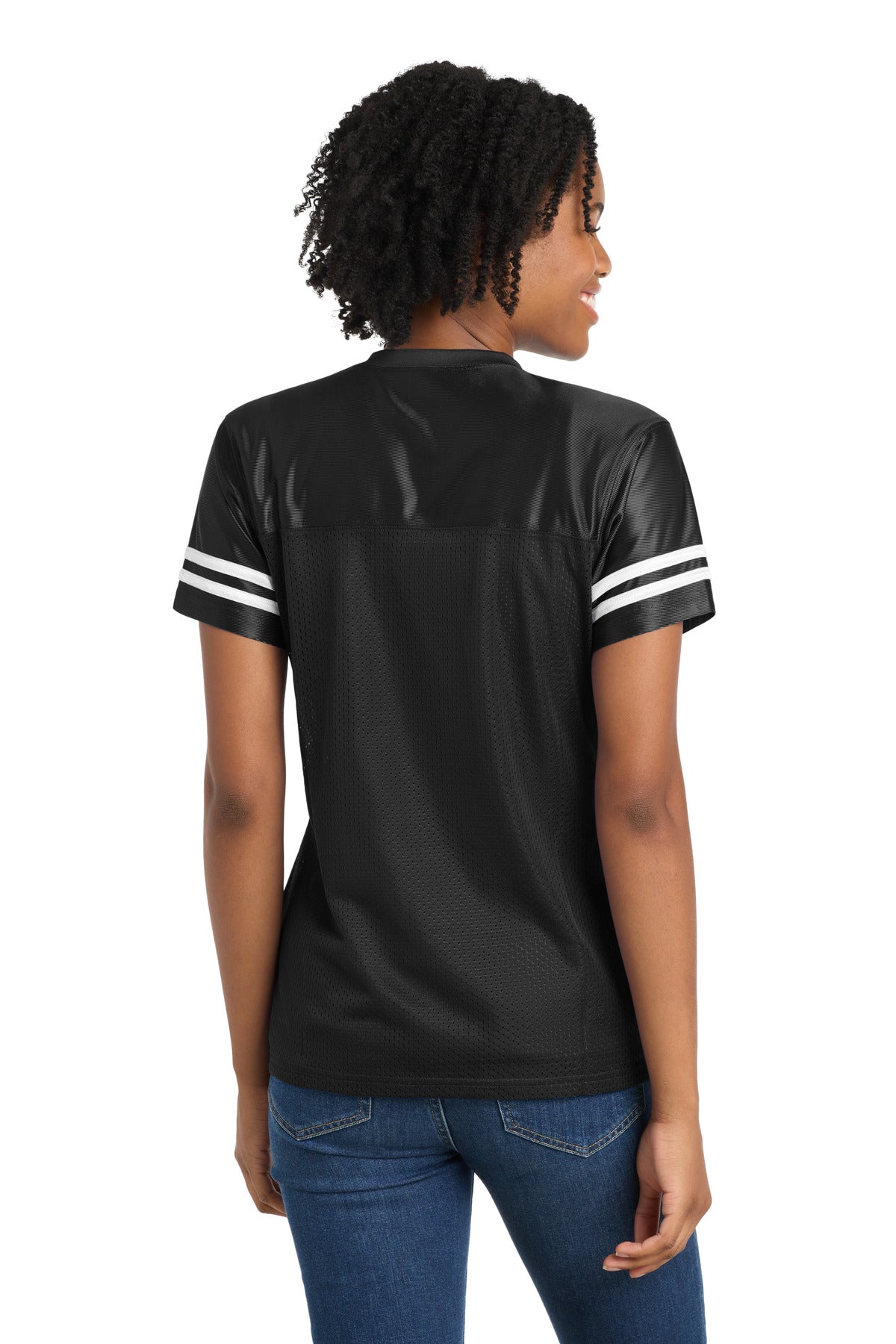 Custom Embroidered Sport-Tek Activewear in Black/ White