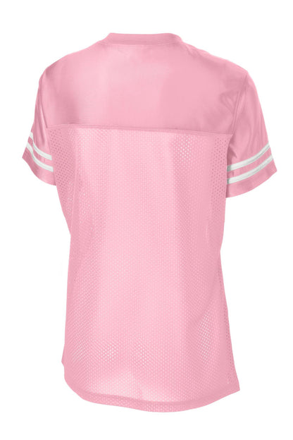 Custom Embroidered Sport-Tek Activewear in Light Pink/ White