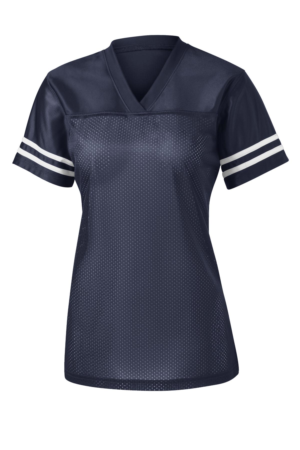 Custom Embroidered Sport-Tek Activewear in True Navy/ White