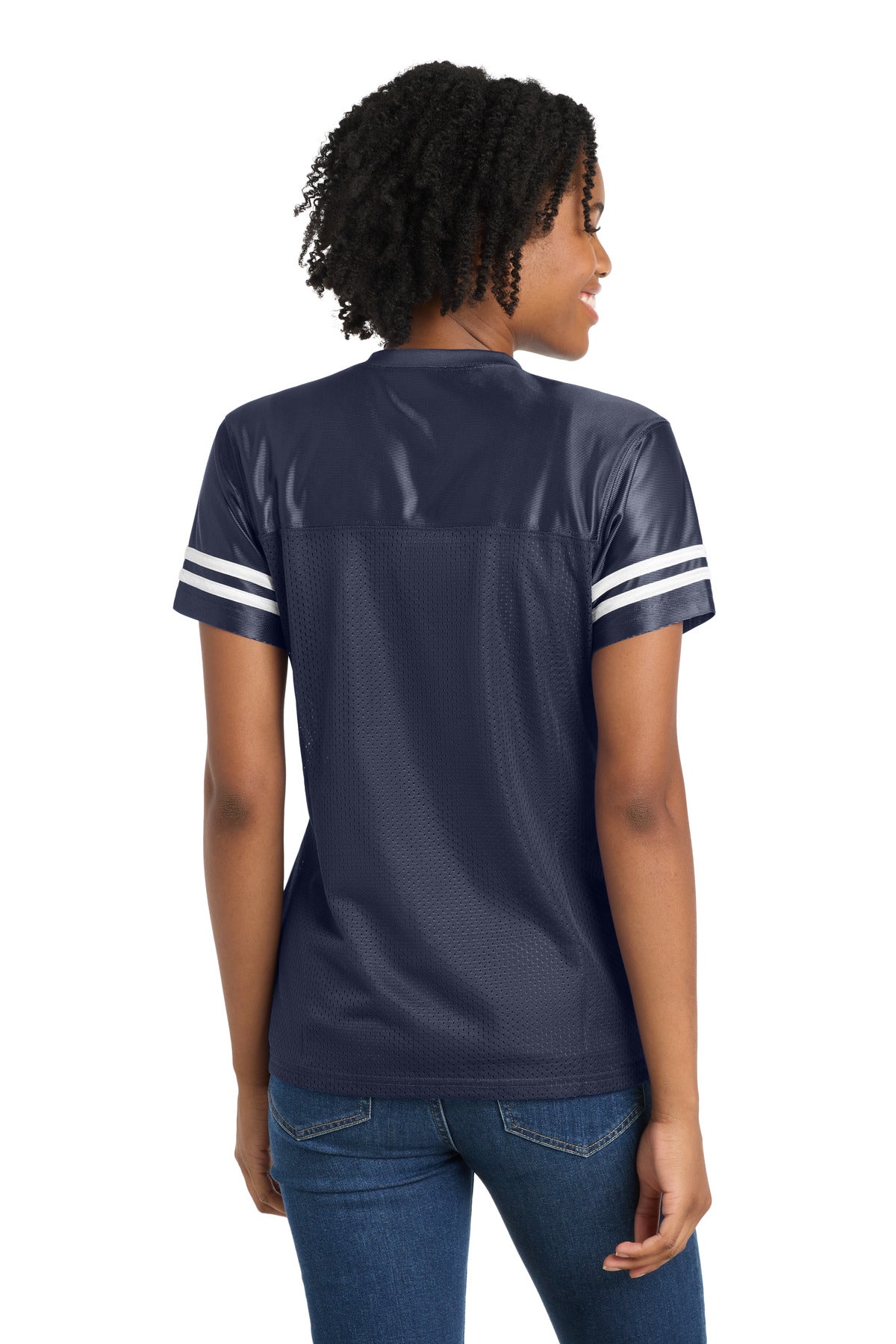 Custom Embroidered Sport-Tek Activewear in True Navy/ White