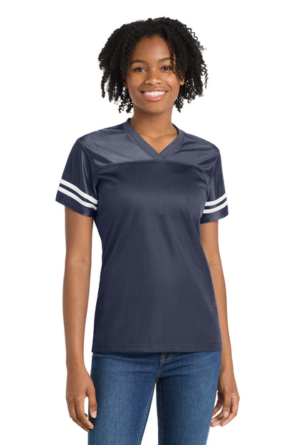 Custom Embroidered Sport-Tek Activewear in True Navy/ White
