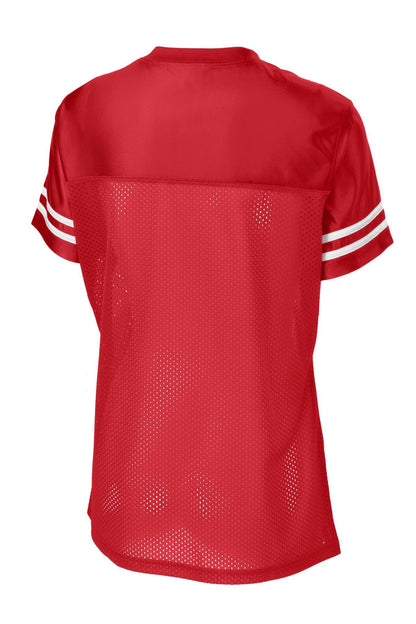 Custom Embroidered Sport-Tek Activewear in True Red/ White