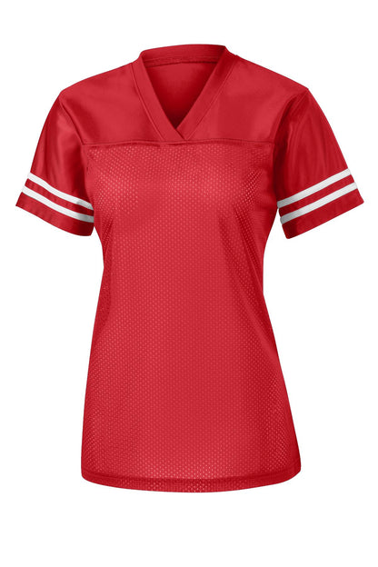 Custom Embroidered Sport-Tek Activewear in True Red/ White