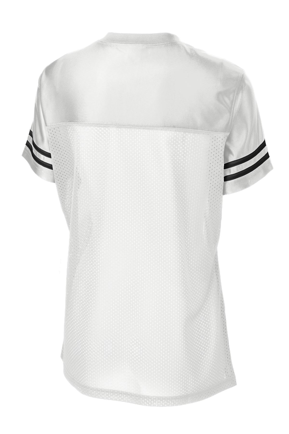 Custom Embroidered Sport-Tek Activewear in White/ Black