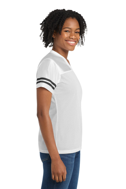 Custom Embroidered Sport-Tek Activewear in White/ Black
