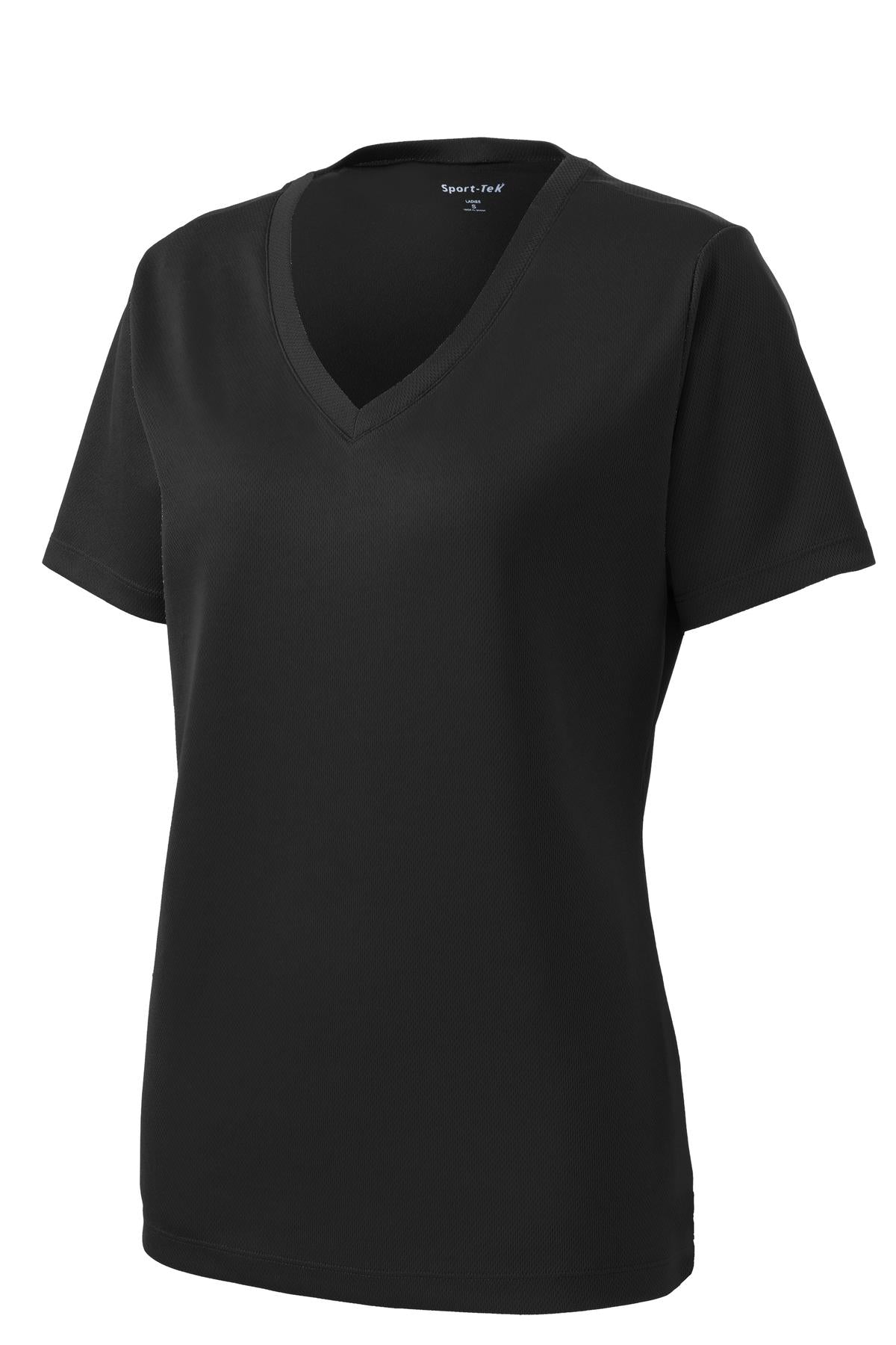 Sport-Tek Women's PosiCharge RacerMesh V-Neck Tee. LST340