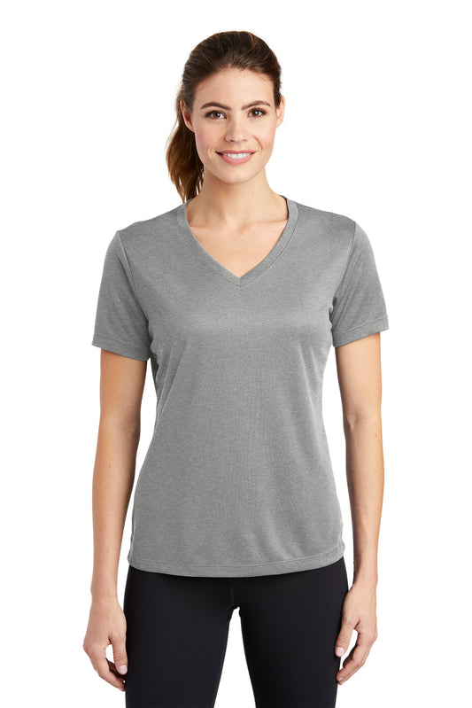 Sport-Tek Women's PosiCharge RacerMesh V-Neck Tee. LST340