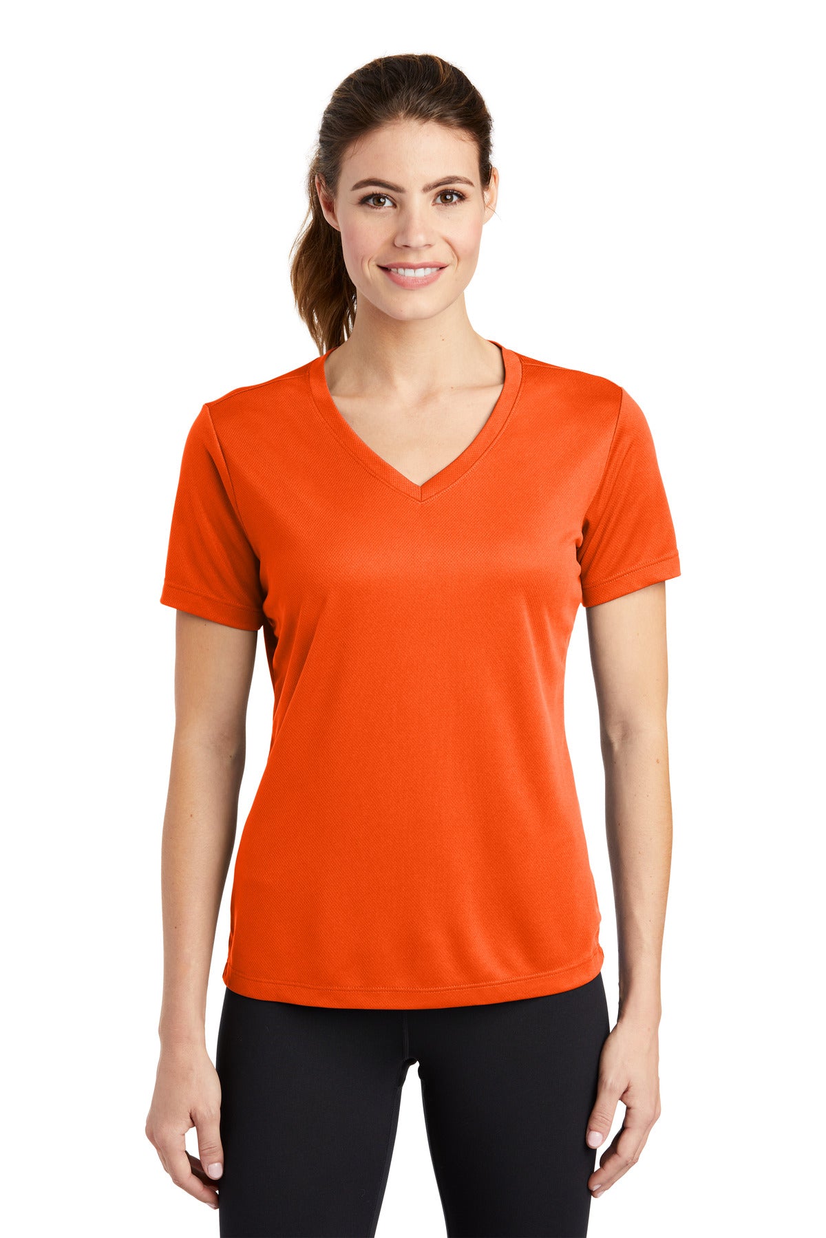 Sport-Tek Women's PosiCharge RacerMesh V-Neck Tee. LST340