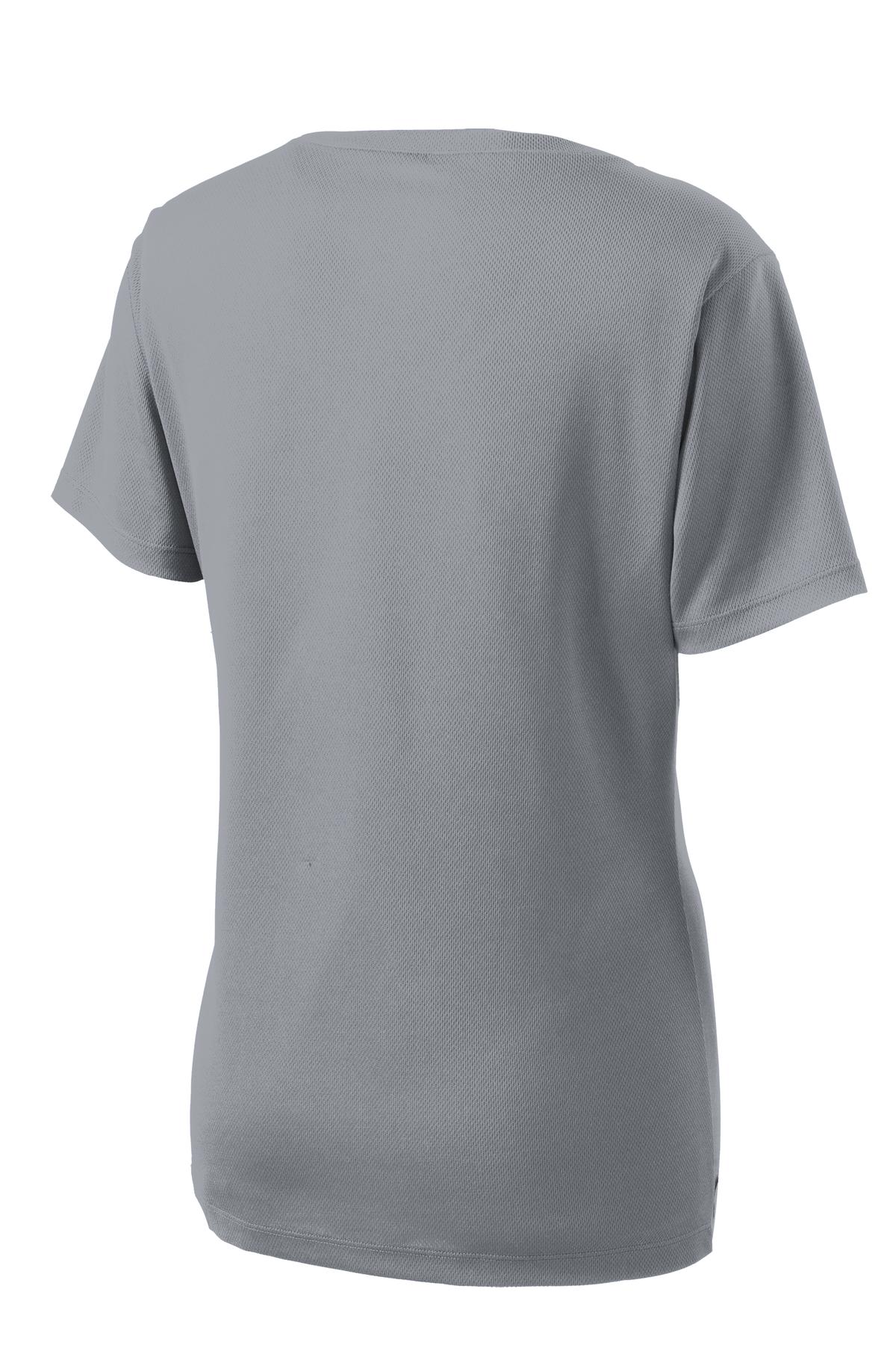 Sport-Tek Women's PosiCharge RacerMesh V-Neck Tee. LST340