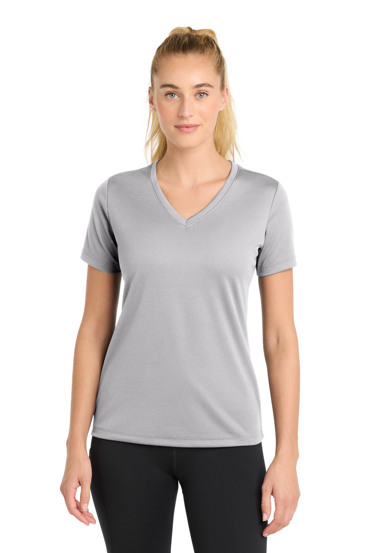 Custom Embroidered Sport-Tek Activewear in Silver
