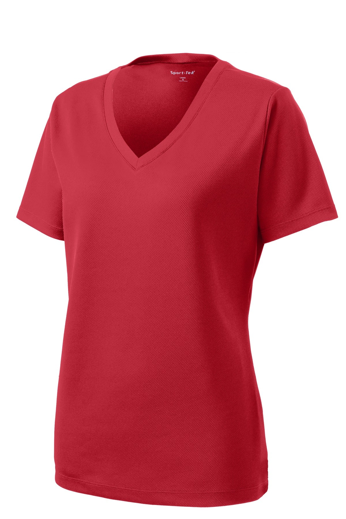 Sport-Tek Women's PosiCharge RacerMesh V-Neck Tee. LST340