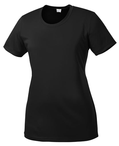 Sport-Tek Women's PosiCharge Competitor Tee. LST350 Black