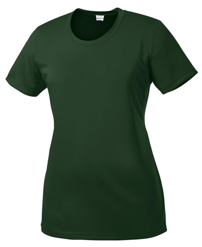 Sport-Tek Women's PosiCharge Competitor Tee. LST350 Forest Green