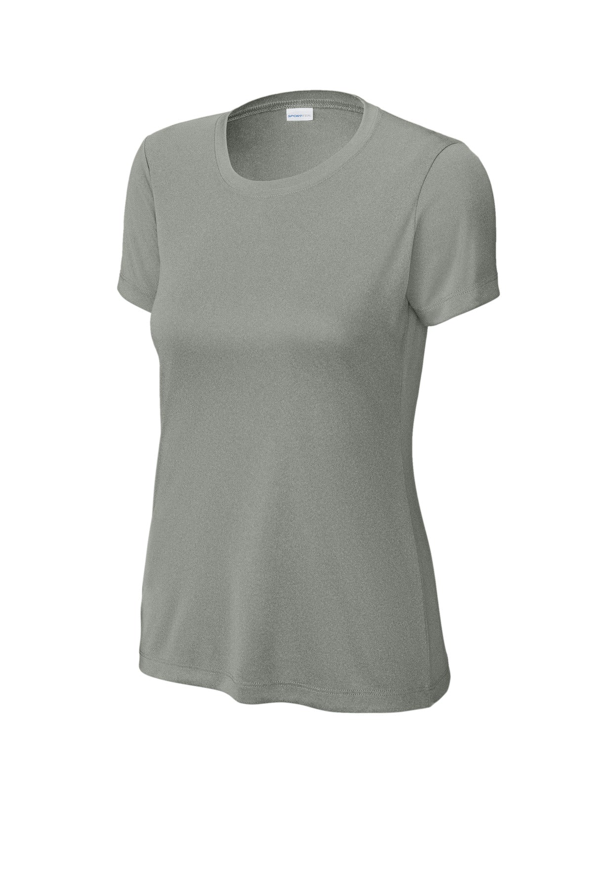 Sport-Tek Women's PosiCharge Competitor Tee. LST350 Grey Concrete Heather