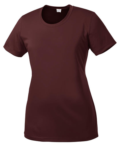 Sport-Tek Women's PosiCharge Competitor Tee. LST350 Maroon